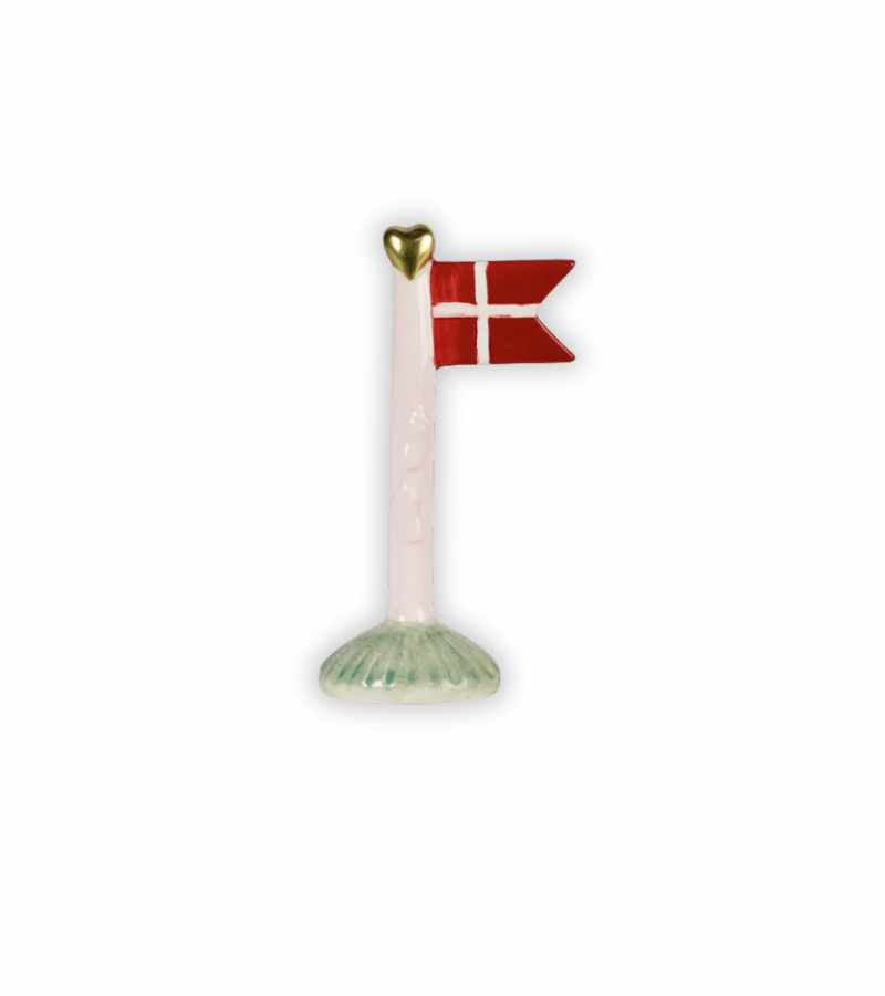 Keramik fødselsdagsflag rosa babyfødder OnlyByGrace
