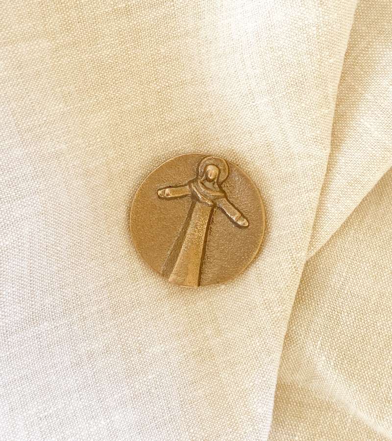 Kristus Bronze Håndfigur 4 cm OnlyByGrace