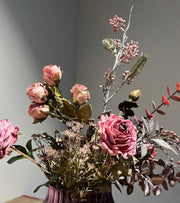Kunstig Blomst 3 Grene 3 Blomster Gammelrosa OnlyByGrace