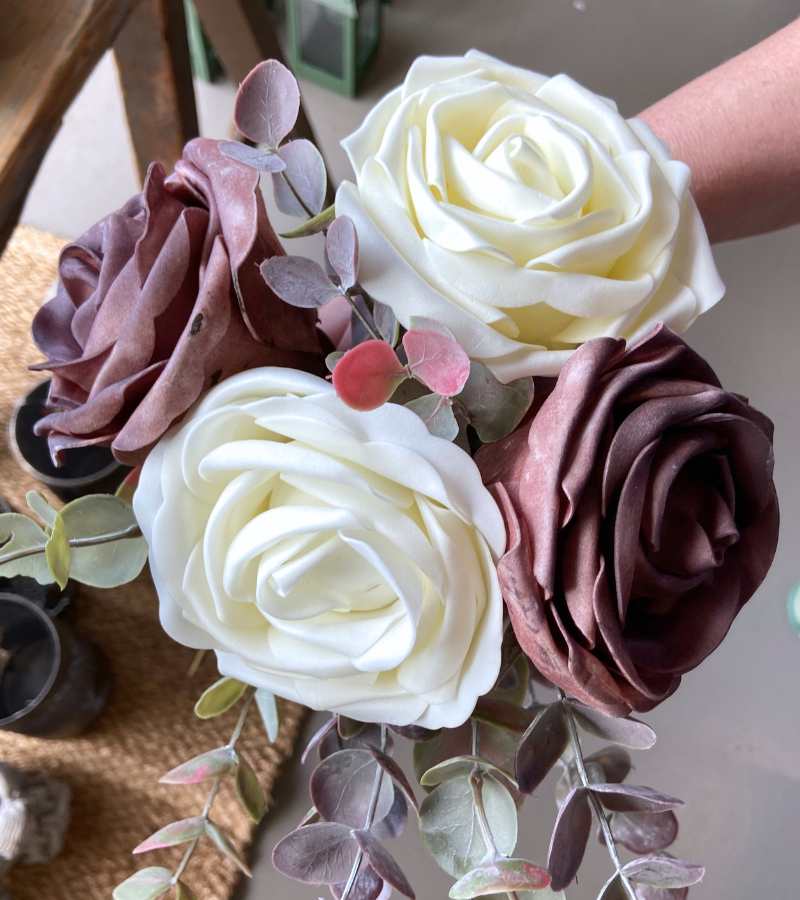 Kunstig Rose offwhite