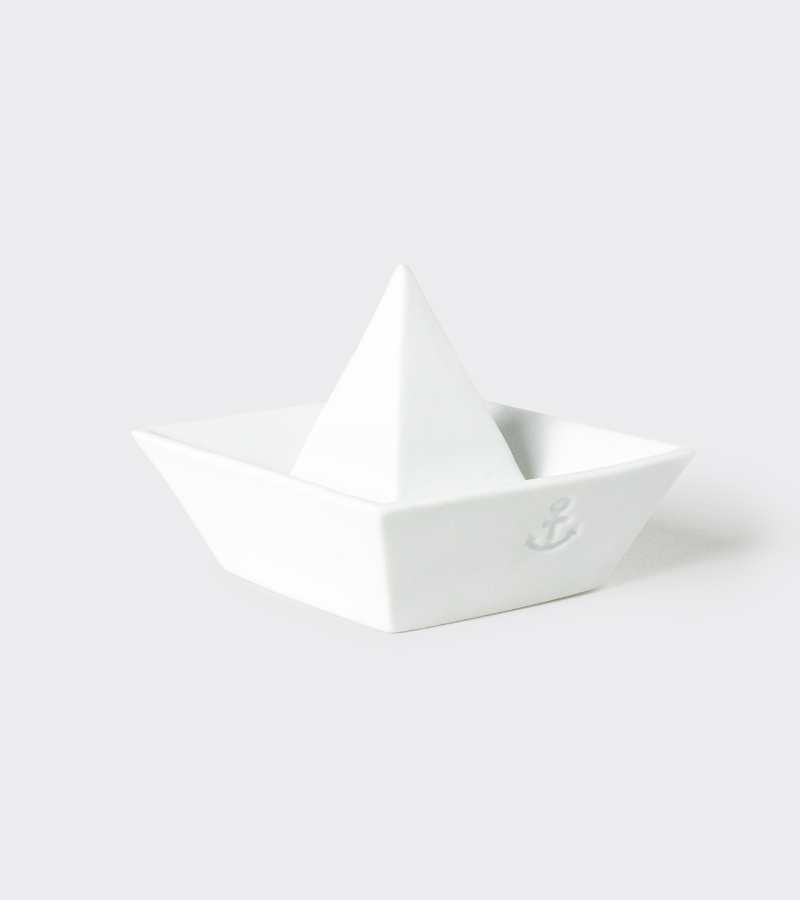 LED skib med anker porcelæn OnlyByGrace