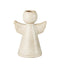 Lysestage med engel, Keramik, 13 cm