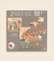 Magnetisk 2 x 20 brikker puslespil Noahs ark OnlyByGrace