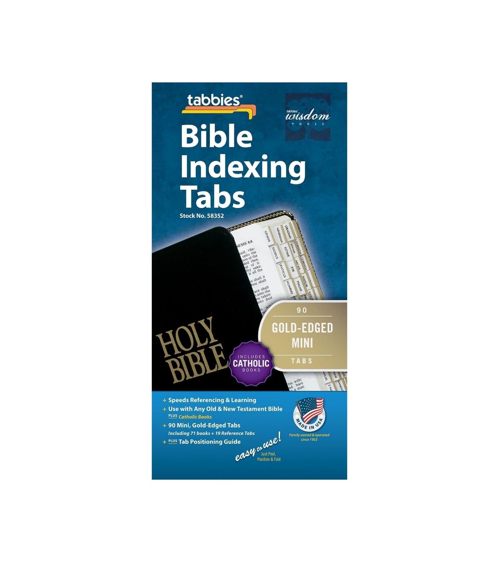 Bible tabs - Engelsk - Mini