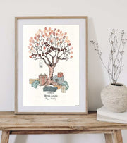 MouseAndPen fødselsdag fingerprint gylden plakat OnlyByGrace