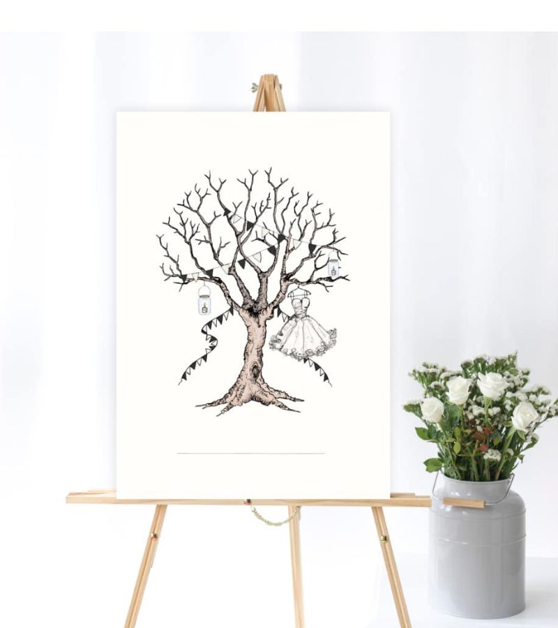 Mouseandpen Fingerprint Konfirmationstræ Pige OnlyByGrace