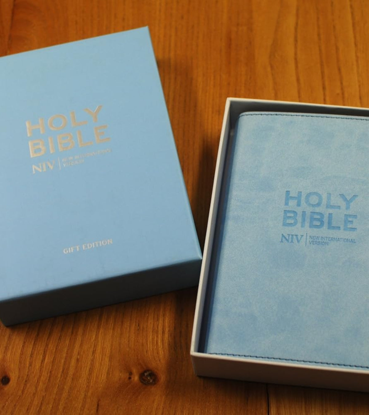 NIV Pocket Pastel Blue Bible