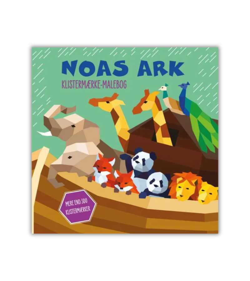 Noas Ark Klistermaerke Malebog OnlyByGrace