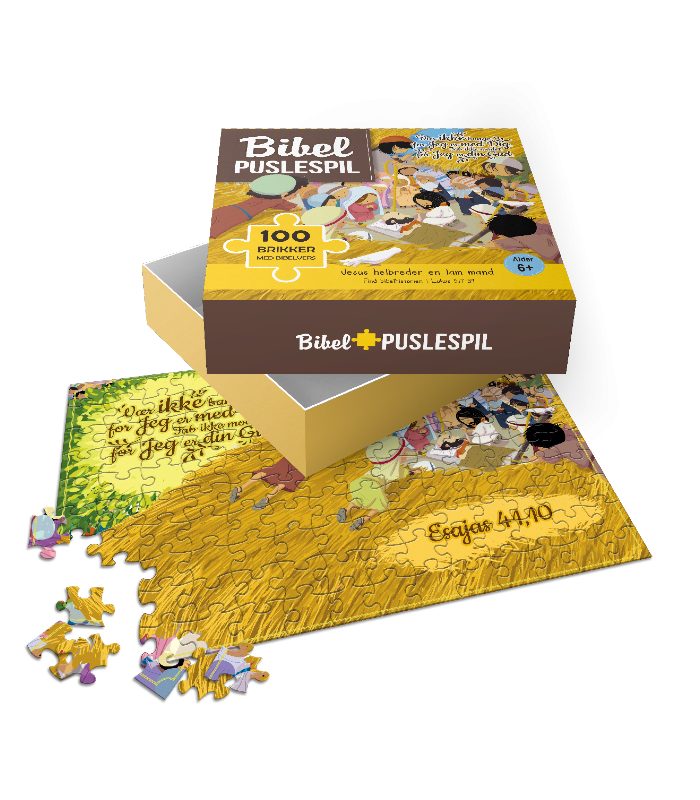 Puslespil OnlyByGrace Jesus helbreder en lam mand