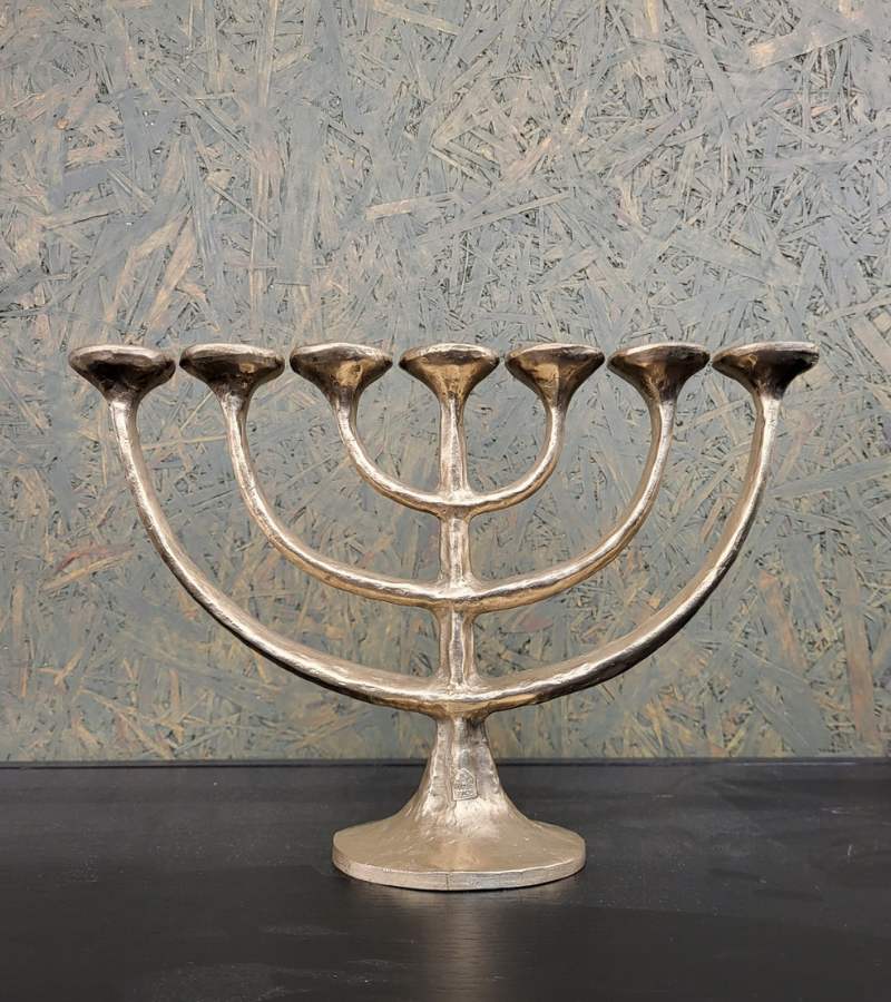 OnlyByGrace 7 armet lysestage bronze