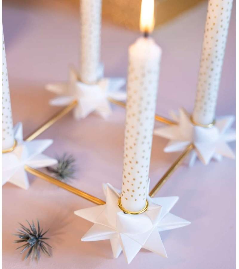 OnlyByGrace Adventskrans med hvide medusa