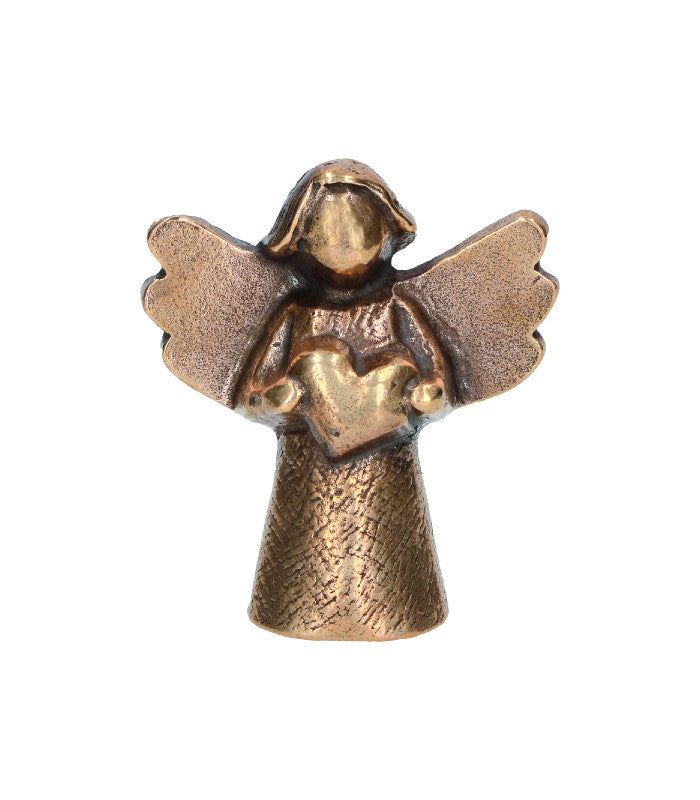 OnlyByGrace Bronze engel med hjerte