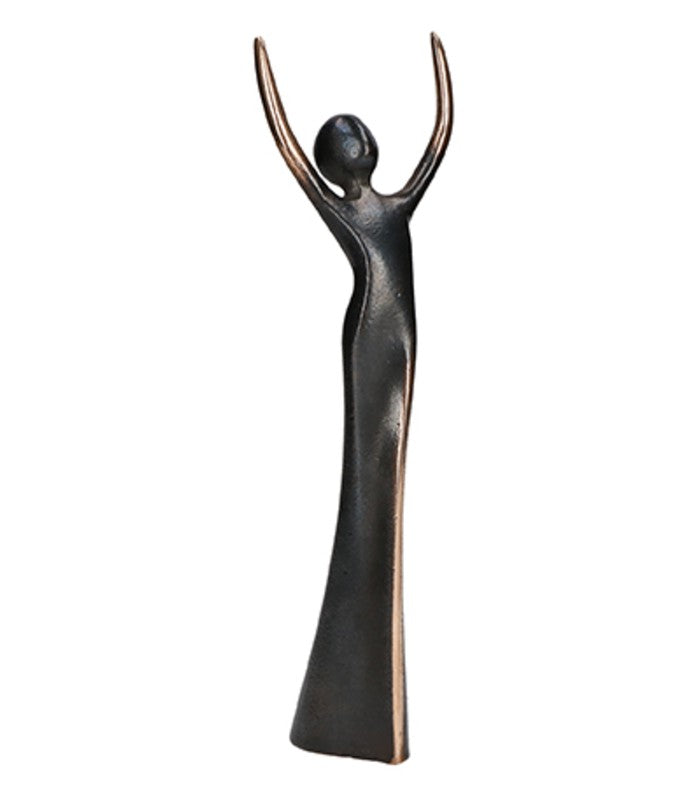 OnlyByGrace Bronzefigur Bronzeskuptur Glæde
