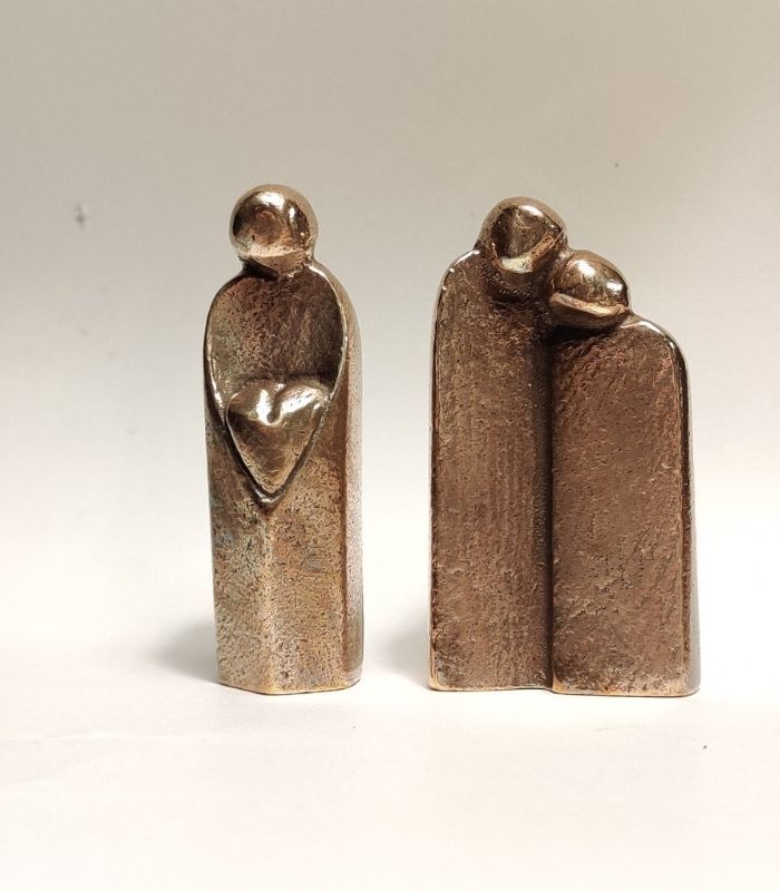 Bronzefigurer Et Par, kærlighed og omsorg