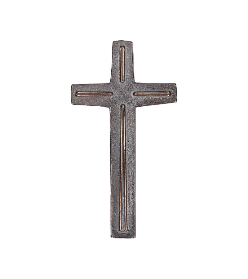 OnlyByGrace Bronzekors med stråler 15 cm