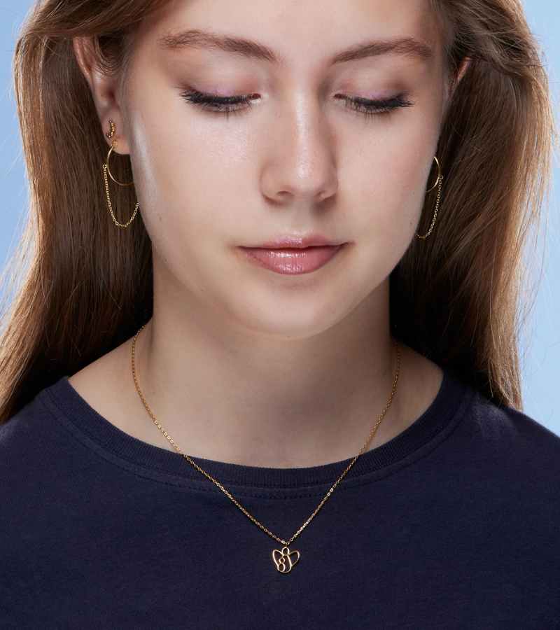 OnlyByGrace By Gabay Min Skytsengel soelv halskaede