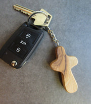 OnlyByGrace Cross keychain