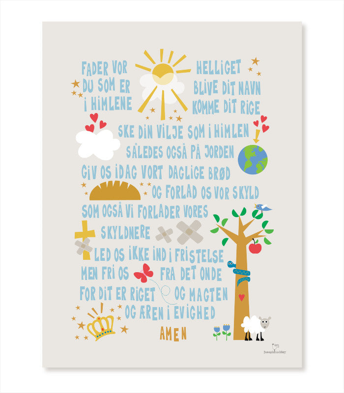 OnlyByGrace Fadervor plakat Josephine Blay