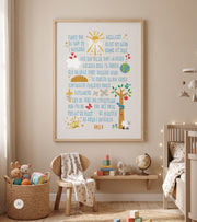 Fadervor-Plakat af Josephine Blay, 50x70 cm