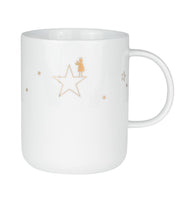 OnlyByGrace Porcelæns Krus Med Guld Engel På Stjerne