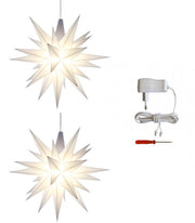 OnlyByGrace Herrnhuter Adventsstjerner 2 stk incl adapter