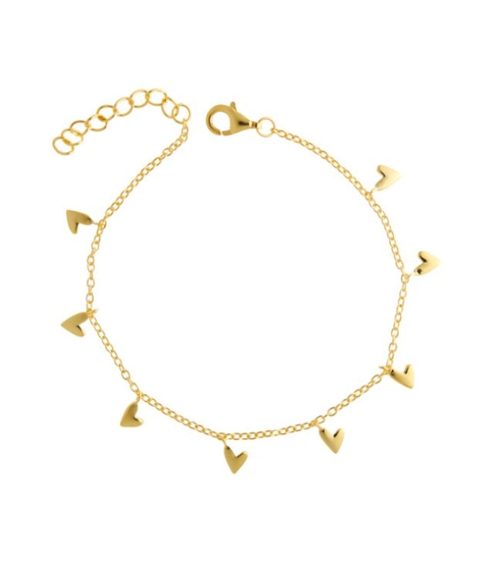 OnlyByGrace Hjerte armbånd guld