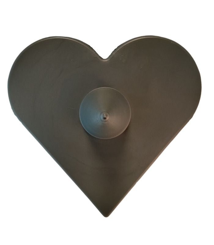 OnlyByGrace Hjertevase graa bund