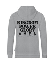 OnlyByGrace Hoodie Grå Kingdom Power glory Amen