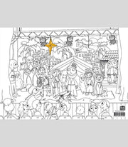 OnlyByGrace Julekalender for børn male selv bagside
