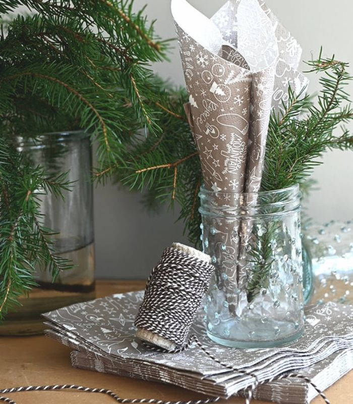 OnlyByGrace Juleserviet med kristene julecitater