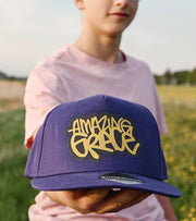 OnlyByGrace Kasket Amazing grace lilla
