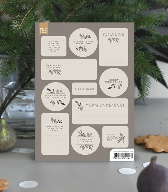 OnlyByGrace Klistermærker Jule christmas blessings