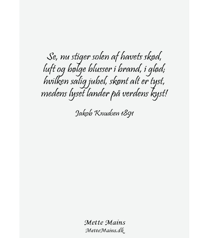 OnlyByGrace Konfirmationskort dreng Mette Mains bagside