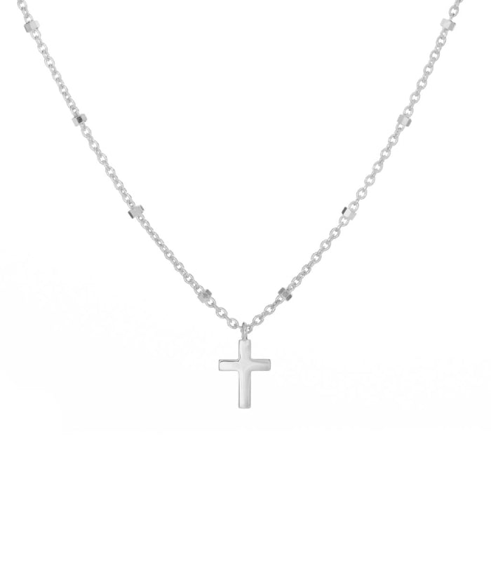 OnlyByGrace Kors armbånd sølv