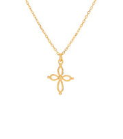 OnlyByGrace Kors med halskæde guld