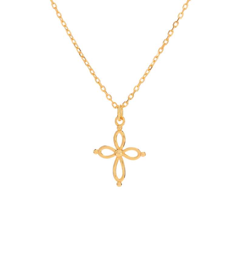 OnlyByGrace Kors med halskæde guld