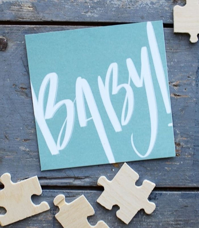 OnlyByGrace Kvadratisk Postkort BABY