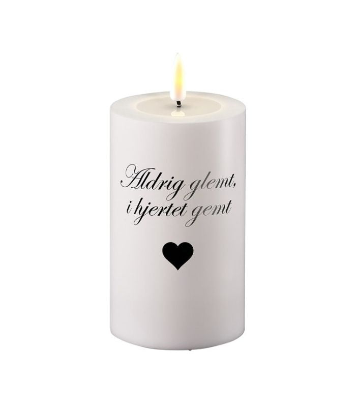 OnlyByGrace LED gravlys Aldrig glemt i hjertet gemt DeluxeHomeArt 