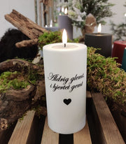 OnlyByGrace LED gravlys Aldrig glemt i hjertet gemt DeluxeHomeArt 