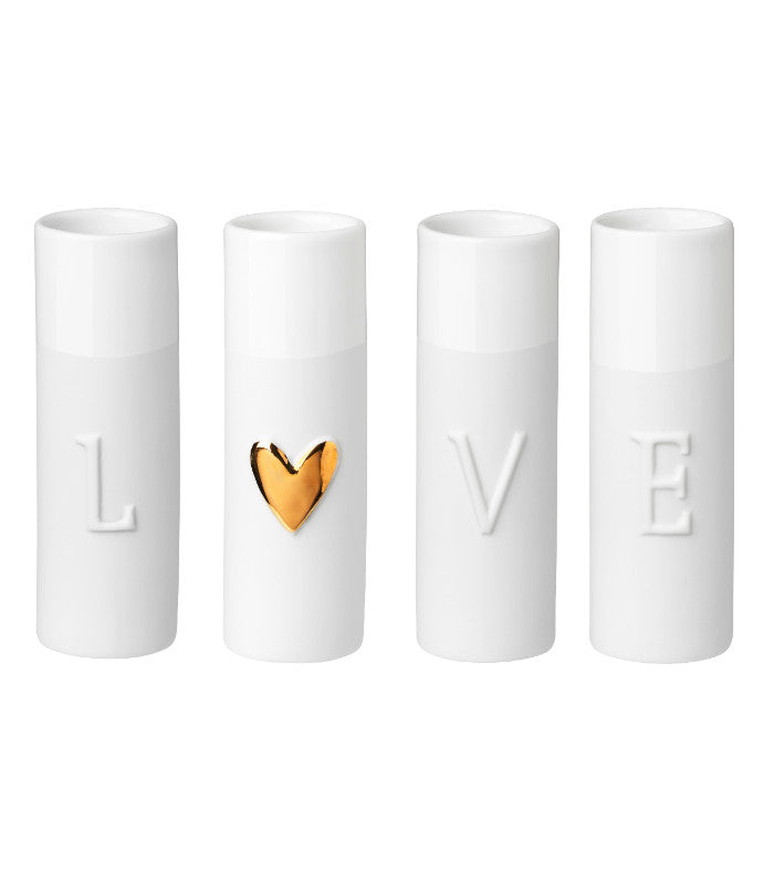 OnlyByGrace LOVE vaser saet med 4 13802