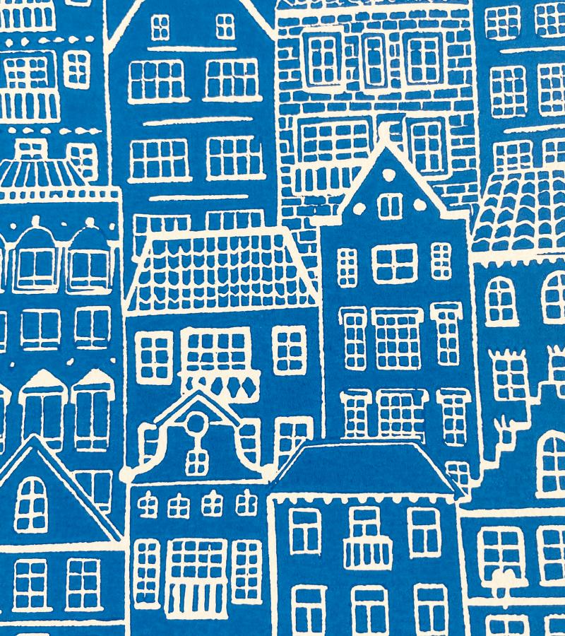 OnlyByGrace Linoleumstryk Plakat I Min Fader Hus Er Der Mange Boliger