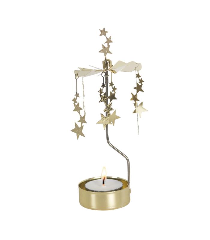 OnlyByGrace Lysspil med stjerner guld