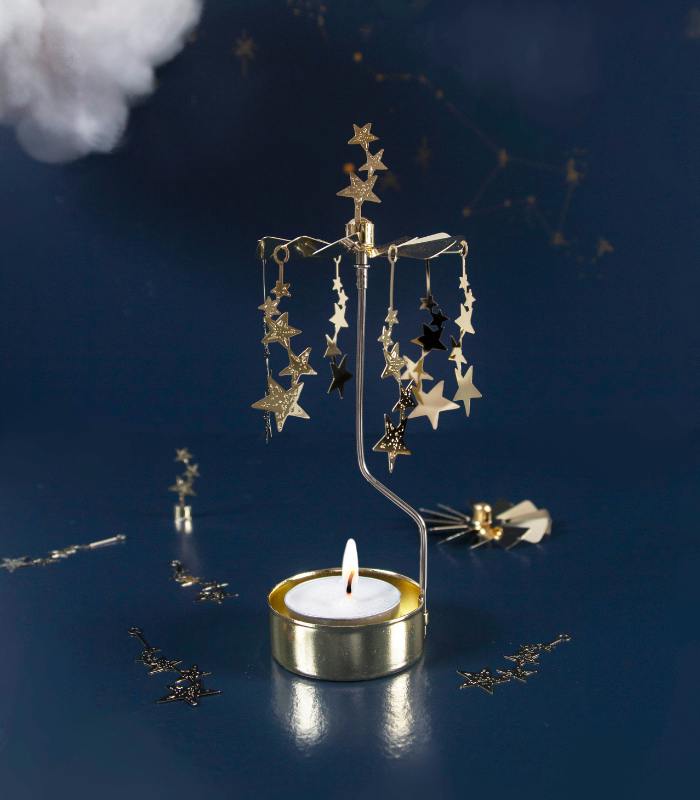 OnlyByGrace Lysspil med stjerner guld