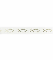 OnlyByGrace Maskin tape fisk ICHTHYS guld