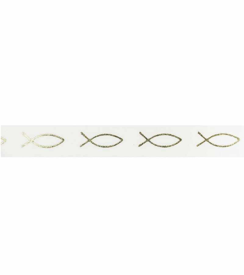 OnlyByGrace Maskin tape fisk ICHTHYS guld