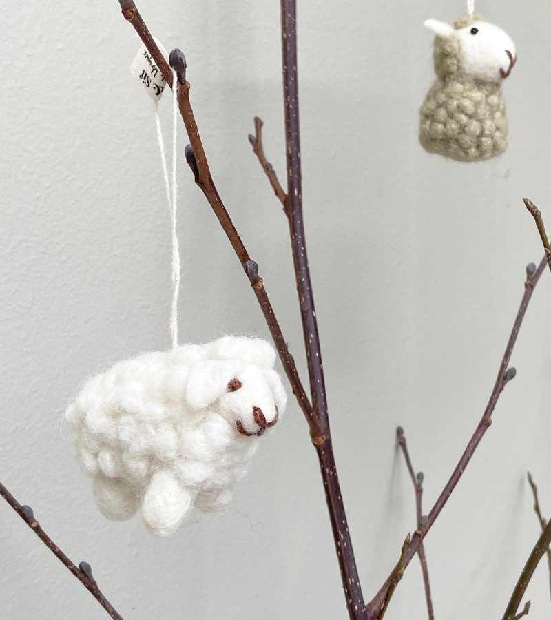 OnlyByGrace Ophæng Får Mini Hvid Gry & Sif