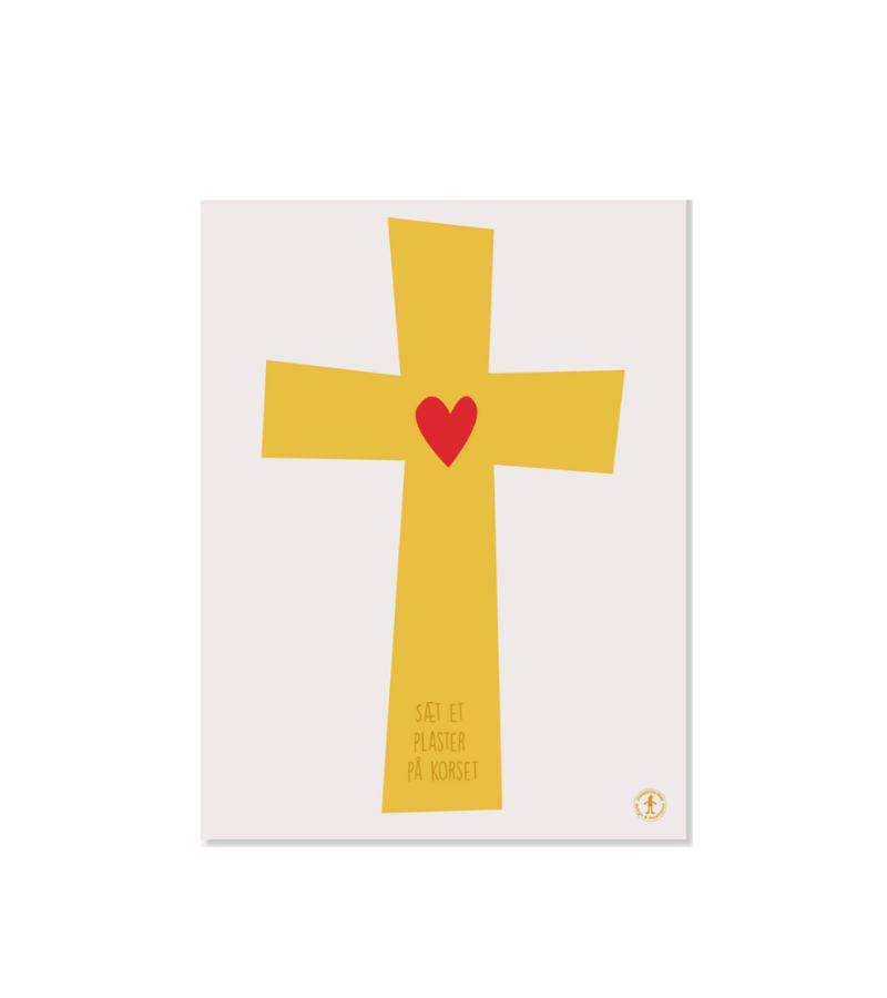 OnlyByGrace Plakat Plasterkors til børne bønner fri