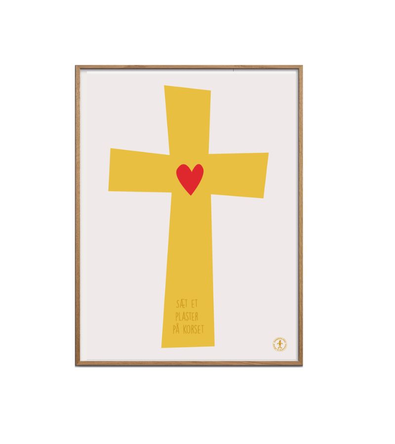 OnlyByGrace Plakat Plasterkors til børne bønner