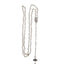 Rosenkrans med transparente glassperler