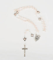 OnlyByGrace Rosenkrans rosa perler